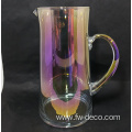 colored plating crystal drinking glass water jug